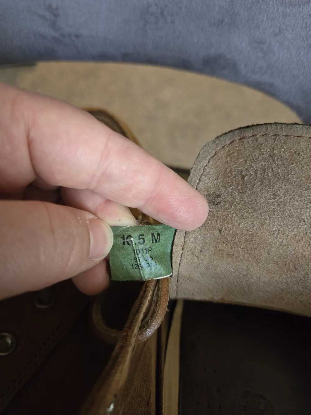 Timberland Men's Tan Leather Chukka Moccasin-Style Boots